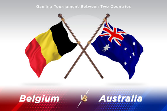 Belgium Versus Australia Two Flags - Creative and Practical Applications