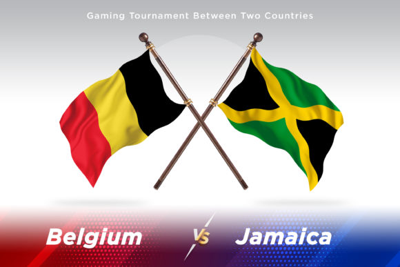 Belgium Versus Jamaica Two Flags: A Bold Design Statement