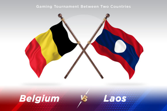 Belgium Versus Laos Two Flags: A Unique Concept for Modern Designers