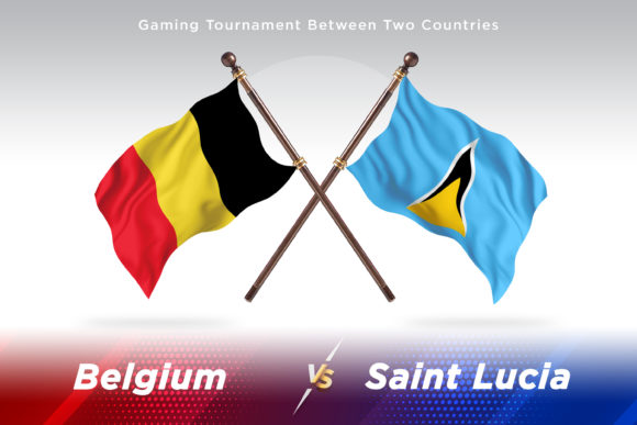 Belgium Versus Saint Lucia Two Flags: A Creative Design Tool for Global Comparisons