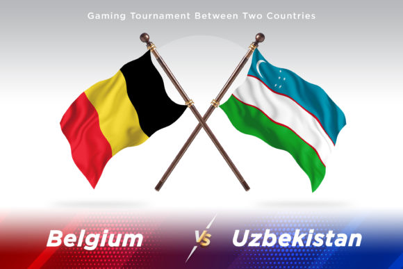 Belgium Versus Uzbekistan Two Flags – A Creative Concept for Global Design Projects
