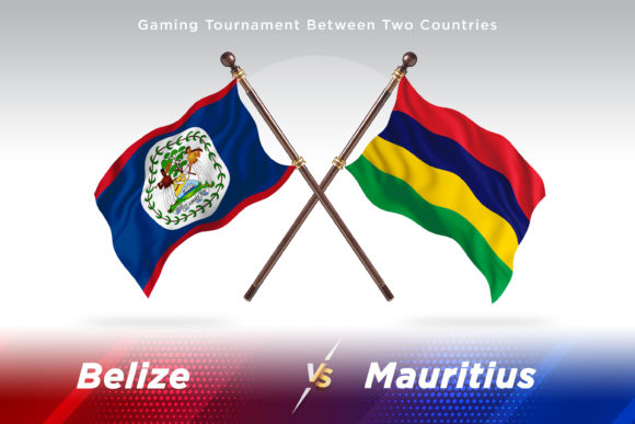 Belize Versus Mauritius Two Flags: A Creative Asset for Global Design Projects