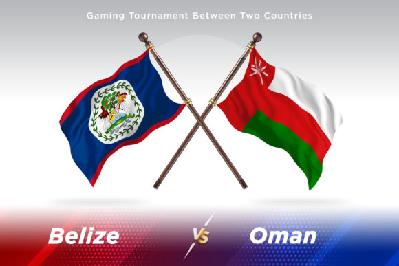 Belize Versus Oman Two Flags: A Visual Concept for Global Comparisons