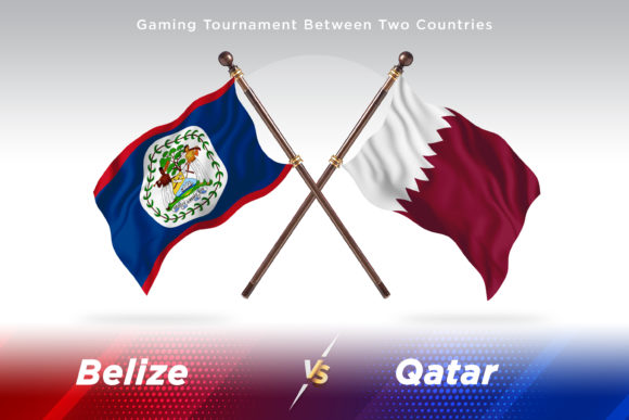 Belize Versus Qatar Two Flags: A Powerful Design Resource