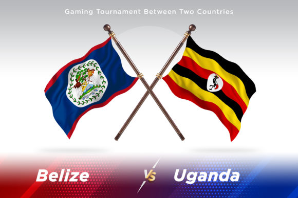 Belize Versus Uganda Two Flags: A Creative Design Tool