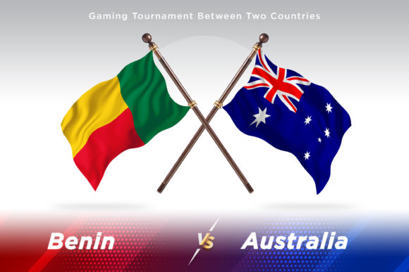 Exploring the Concept of Country Flag Illustrations: Benin vs. Australia, Belize vs. Australia